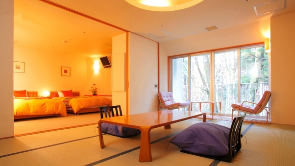 【バリアフリー客室】 12畳＋ツインベッド